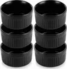 Six black ceramic ramekins are stacked in two columns of three. Náhľad obrázku produktu