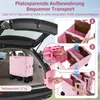 COSTWAY 150L Bollerwagen faltbar, Transportwagen mit Produktbild-Vorschau 8