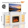 LEADZM Kamin mit LED-Flammen, Elektro Kamin mit Heizung, Produktbild-Vorschau 6