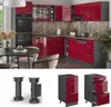 Küchenunterschrank Vicco R-Line Rot Hochglanz 40 cm mit Produktbild-Vorschau 3