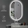 HOKO Badspiegel LED 60 x 100 cm Wandspiegel Oval + LED Produktbild-Vorschau 15