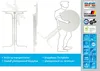 MFG Stehtisch 80 cm klappbar, weiß/weiß, wetterfest Produktbild-Vorschau 9