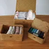 Aufbewahrungskorb aus geflochtenem Rattan mit Deckel Produktbild-Vorschau 4