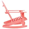 Adirondack-Schaukelstuhl Massivholz Tanne Rosa , Produktbild-Vorschau 3