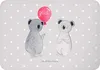 Mr. & Mrs. Panda magnet Koala Luftballon - Grau Pastell - Produktbild-Vorschau 1