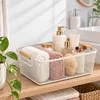 Relaxdays Drahtkorb mit Holzgriffen, eckig, Produktbild-Vorschau 3