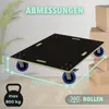HAGO24 Transportroller 60 x 80 cm Mit Feststellbremse 800 Produktbild-Vorschau 4