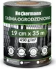 Taśma ogrodzeniowa 19cm x 35m Heckermann - Ciemnoszara Podgląd zdjęcia produktu 4
