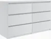 Krásná moderní komoda se 6 zásuvkami 120 cm, příborník, Náhled obrázku produktu 1