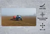 MuchoWow® Mauspad Mousepad Traktor - Blau - Nebel 60x30 cm Produktbild-Vorschau 2