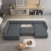 Masseno Ecksofa VELAMI L-S mit Schlaffunktion U-Form, Sofa Produktbild-Vorschau 3