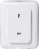 The back of a white smart home sensor with a mounting bracket. Podgląd zdjęcia produktu
