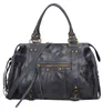 Elara Damen-Schultertasche aus echtem Wildleder Blau  Italy Produktbild-Vorschau 5