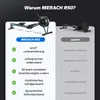 Klappbares Luftwiderstand Rudergerät Merach Bluetooth & Produktbild-Vorschau 6