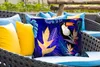 MuchoWow® Outdoor Kissen - Dschungel - Tukan - Blumen - Produktbild-Vorschau 4