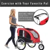 PawHut  2 in 1 Hundeanhänger Jogger Fahrradanhänger Hunde Produktbild-Vorschau 10