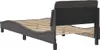 Bettgestell mit Kopfteil Grau 80x200 cm Kunstleder 373081 Produktbild-Vorschau 6