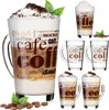 PLATINUX Kaffeegläser mit Motiv max. 350ml Set 6-Teilig aus Produktbild-Vorschau 1