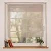 Magnetrollo Raffrollo Leinenstruktur taupe-grau 80x125 Produktbild-Vorschau 1