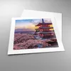 Poster - Poster ohne Rahmen - Fuji Choreito Pagode - 40x40 Produktbild-Vorschau 3