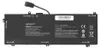 A black laptop battery with text and labels printed on it. Produktbild-Vorschau