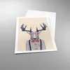 Poster - Poster ohne Rahmen - Charakter Hirsch Illustration Produktbild-Vorschau 3