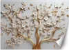 Vlies fototapete Goldener Baum 200x140 cm Feeby Gold inkl. Produktbild-Vorschau 1