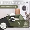BLUZELLE Hunde Autositz Auto Hundesitz, 2-in-1 Hundebett Produktbild-Vorschau 4