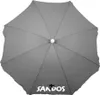 A top-down view of a gray beach umbrella. Náhled obrázku produktu
