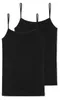Schiesser Damen 2 er Pack Spaghettitop Gr. 38  schwarz Produktbild-Vorschau 4