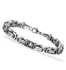 Gliederarmband Edelstahl Hochglanz Silberfarben Produktbild-Vorschau 1