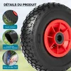 Koło Wiltec 3.00-4 85 x 260 mm 90 kg, kompletne koło Podgląd zdjęcia produktu 9