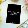 Mr. & Mrs. Panda Postkarte Mir reicht es! Ich... - Schwarz Produktbild-Vorschau 2