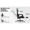 Gaming Stuhl bis 200 kg belastbar, ergonomisch mit Produktbild-Vorschau 9