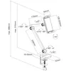 InLine Tablet Halter mit Tischklemme, bis 12,9", schwarz, Produktbild-Vorschau 2