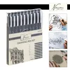 Nassau Fineliner schwarz Set - 10 Stück Zeichenstifte für Produktbild-Vorschau 2
