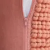 HOMLA ASHA Kissenbezug dunkelbeige mit dekorativer Produktbild-Vorschau 4