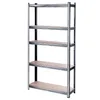 KADAX Garage Lagerregal aus Metall, 5 Etagen, 180 x 90 x 30 Produktbild-Vorschau 4