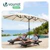 VOUNOT® Doppelsonnenschirm mit kurbel, Marktschirm, 460 x Produktbild-Vorschau 3
