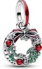PANDORA MOMENTS Charm Holiday Wreath argento 794238C01 Anteprima dell’immagine prodotto 1