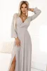 Numoco Formelle Frauenkleider Nela beige XS Produktbild-Vorschau 4