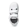 A top-down view of a white Abeba x-light S1 sandal. Produktbild-Vorschau