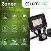 LUMILED LED Strahler mit Bewegungsmelder für Außen 20W Produktbild-Vorschau 2