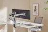 Dual Aluminium Gasdruck Monitor Tischhalterung 2x 35 Zoll Produktbild-Vorschau 2