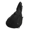 Grand sac sling noir, sac à dos sling imperméable en tissu Voir les images du produit 4