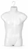 1 x Torso männlich 78 cm – Herrentorso Kunststoff Weiß – Produktbild-Vorschau 1