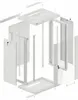Lanberg WF01-6418-10S Rack 18U Wandmontiertes Regal Grau Produktbild-Vorschau 6