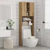 vidaXL Artisan dubová skříňka na pračku 64x25,5x190 cm Náhled obrázku produktu 5