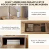HOMCOM Nachttisch Hängend Beistelltisch mit Schublade, Produktbild-Vorschau 4