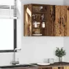 vidaXL Nástěnná skříňka Riga vzhled starého dřeva Náhled obrázku produktu 3